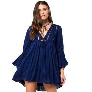 COPY - Free People Romeo mini dress Blue Large